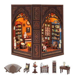 NookMaster Book Nook LED Light creates warm ambient illumination for evenings.