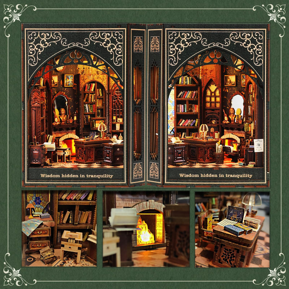 NookMaster DIY kit inviting creativity for a personal bookshelf project.