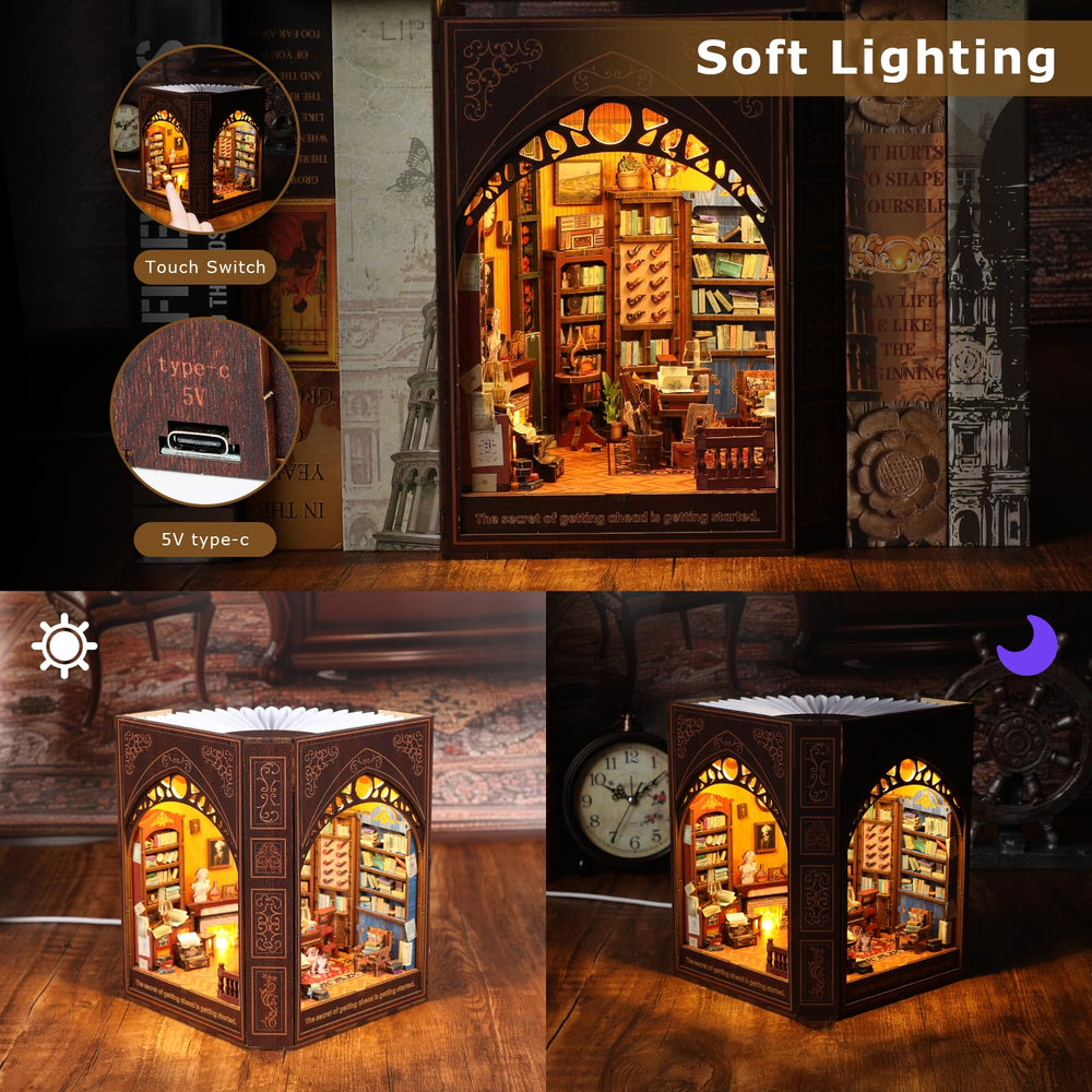 NookMaster Wooden DIY Dollhouse Puzzle provides hands-on crafting with lasting decor.