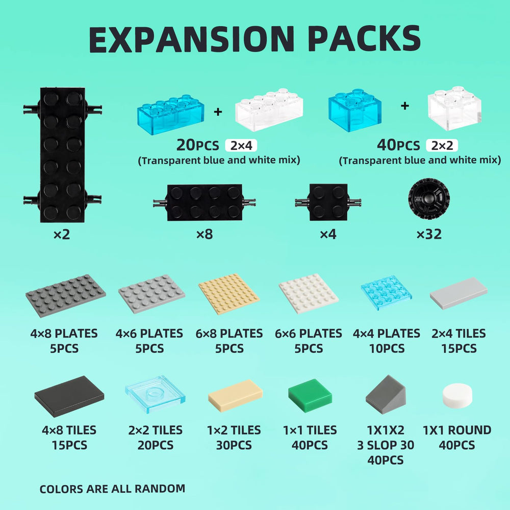 Noorastars wheel axle pack adds motion to your builds.