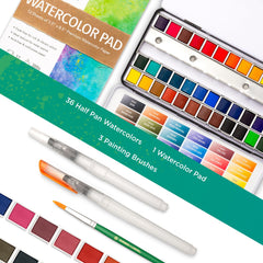 Norberg & Linden LG watercolor paper pad, 12 sheets, ideal for durable, bleed-free work