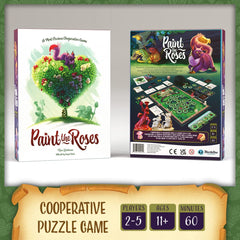 North Star Games Paint the Roses players at table image highlights cooperative play.