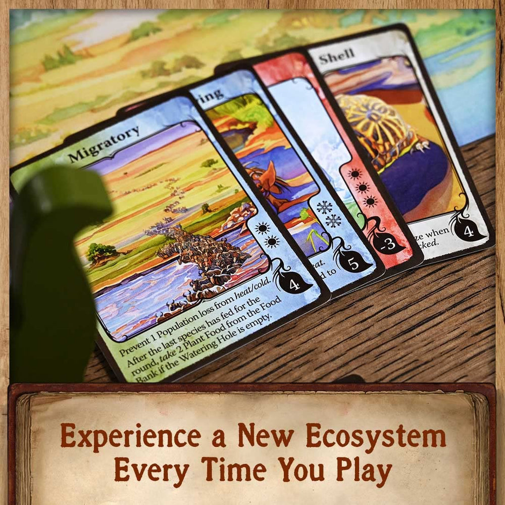 Evolution Climate highlights flexible player counts from 2 to 6