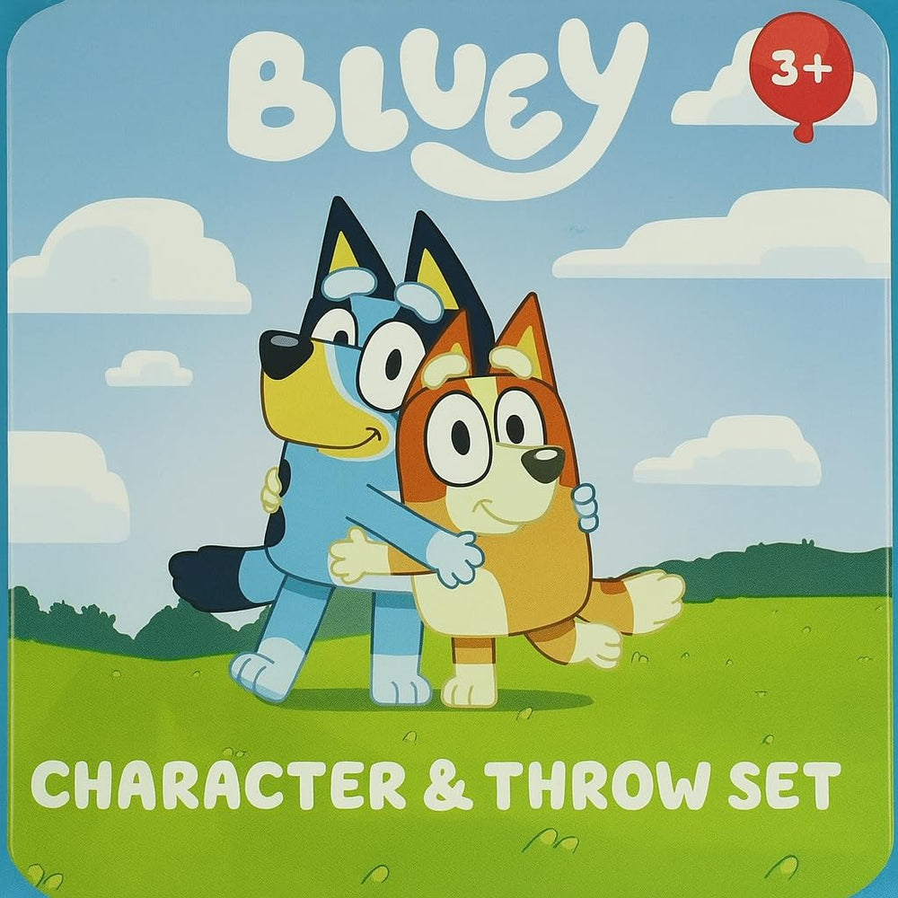 Care-friendly Bluey blanket and plush fabric, easy machine washing.