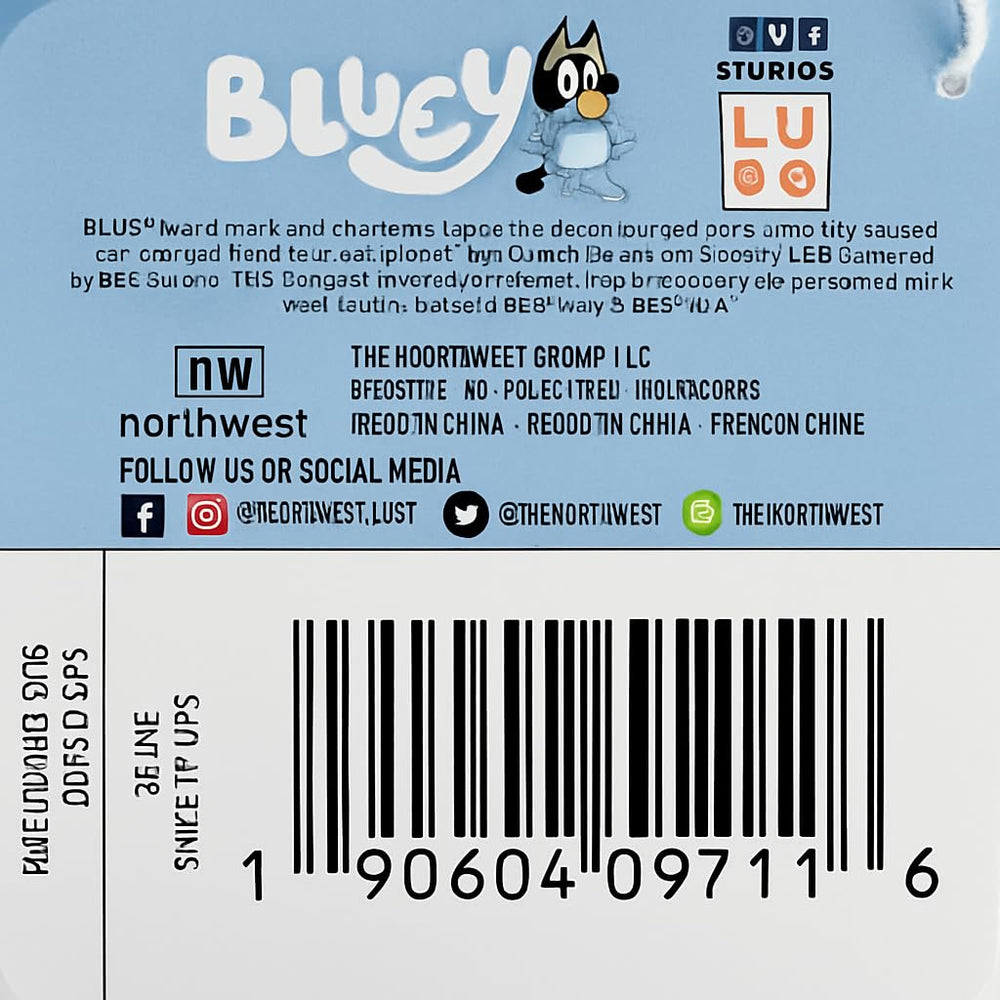 Bluey-themed travel scene highlighting portable warmth and comfort.