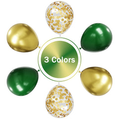 NOT HOME metallic gold 12-inch balloons ideal for glamorous accents.