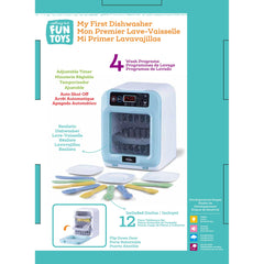 Nothing But Fun Toys My First Dishwasher Playset 12-piece tableware supports complete pretend dishwashing