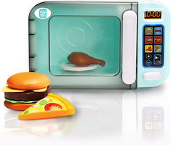 Nothing But Fun Toys My First Microwave front view with interior light enhances pretend play.