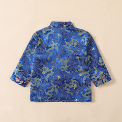 Noubeau boy tang suit blue color fits size 6-8 years.