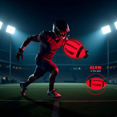 Junior Size 6 glow football showcases durable design for active youths