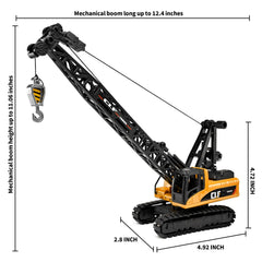 NOVAFUSION crane workbench with rotatable table for dynamic construction play.