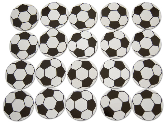 Novel Merk soccer ball decals on laptop add vibrant, year-round sports vibe.