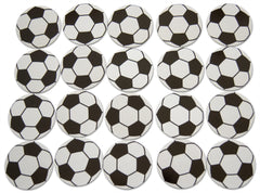 Novel Merk soccer ball decals on laptop add vibrant, year-round sports vibe.