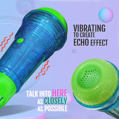 Novelty Place Echo Mic no-battery design keeping play quiet and simple.