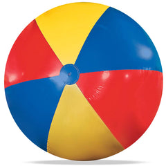 Novelty Place giant beach ball inflated to 55 inches for beach fun
