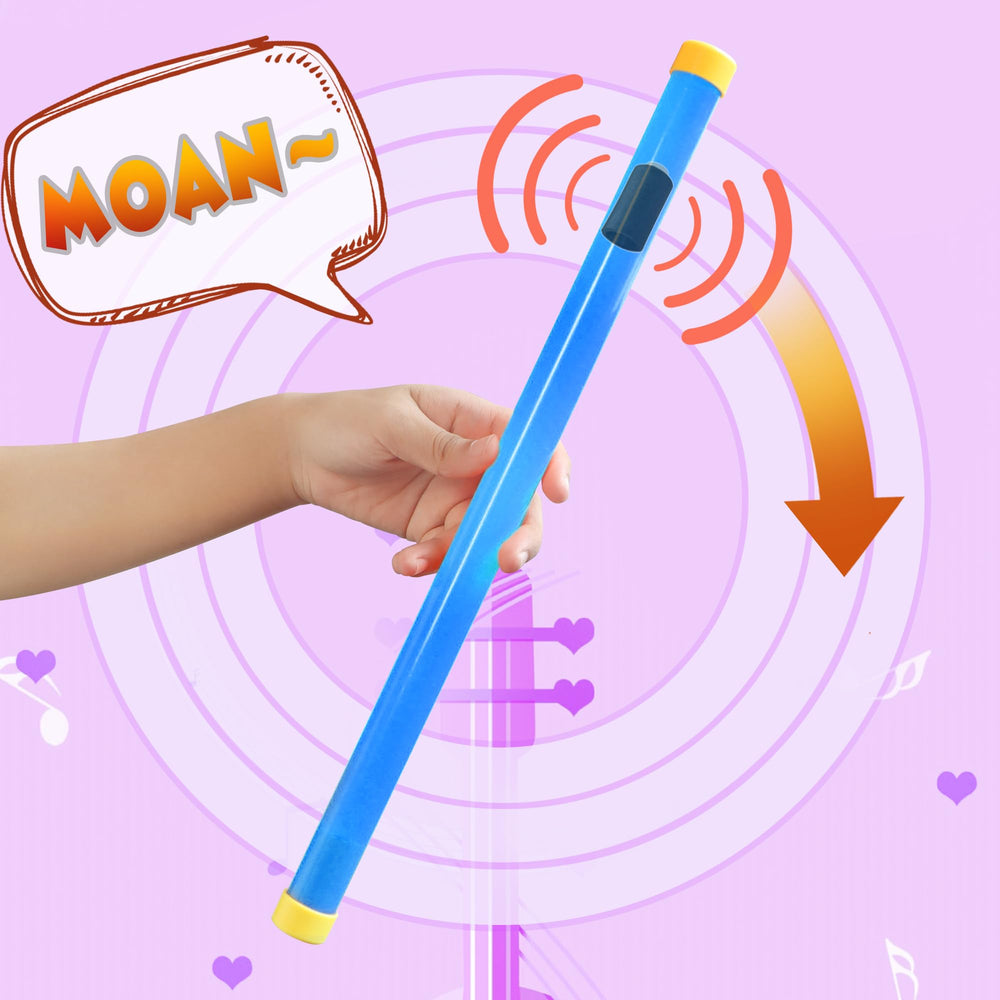 Novelty Place groan tube blue flip sound demonstrates playful laughs.
