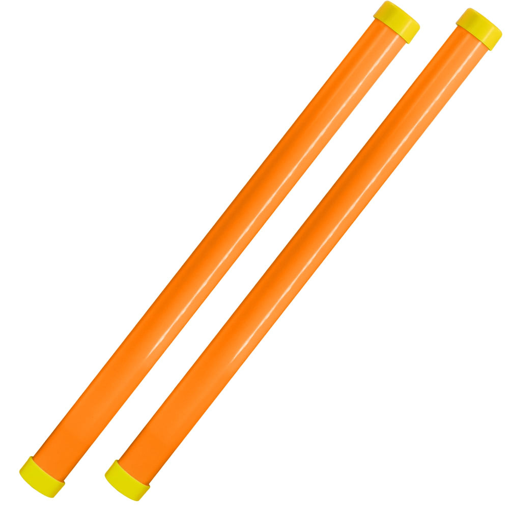 Novelty Place groan tube orange 16-inch two-pack ready for party fun.