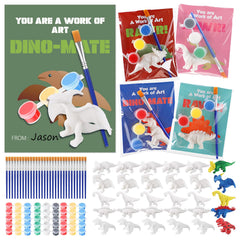 Noveread dinosaur paint kit box for easy gifting and party crafts