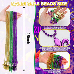 Close-up of iris pendants on NOVWANG beads for vibrant party looks.