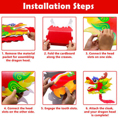 Nowaca dragon head gift-ready kit for Chinese New Year celebrations.