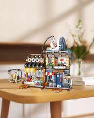 Noziaa Store interior with modular blocks; ideal for display and storytelling.