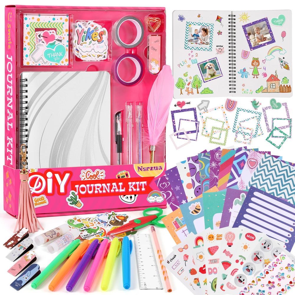 Nsrzua spiral diary for creative journaling and memory-keeping
