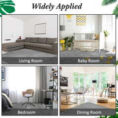 Nuanchu gray mats used as home playroom decor backdrop