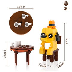 Nubee This is Fine set features bricks and clear instructions for quick assembly