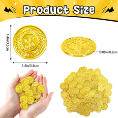 Nuesaurd coins side detail highlighting sturdy plastic and durable reuse potential