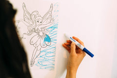 NuFun mess-free paper pages ready for coloring, keeping skin and surfaces clean.