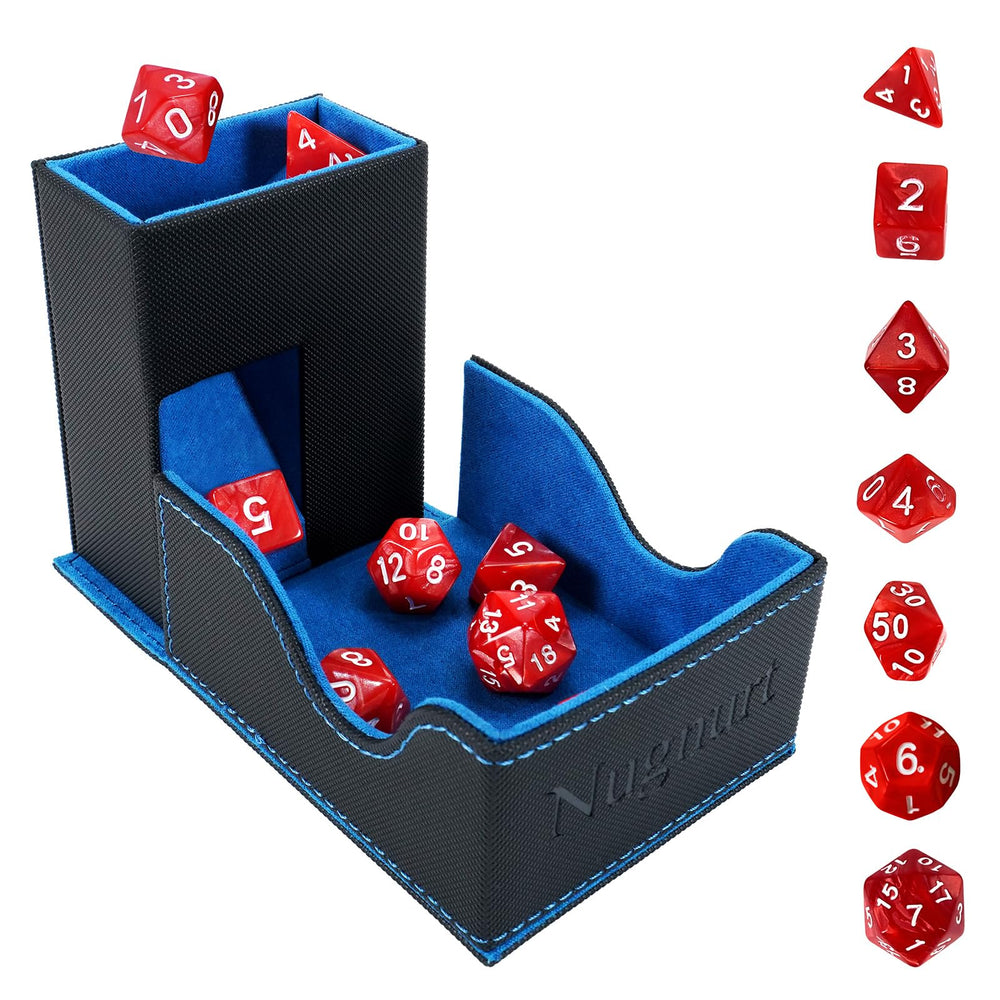 Nugnurt dice tower foldable structure for compact gameplay and easy transport.