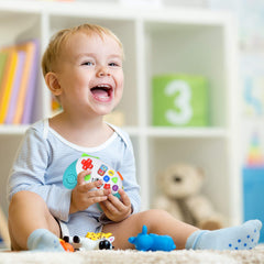 Number 1 in Gadgets baby remote lights stimulate visual tracking during playful learning sessions.