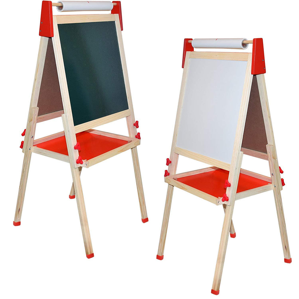 Number 1 in Gadgets deluxe standing easel with full assembly setup for family art time