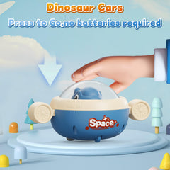 NUMBERFUN T-Rex press-and-go car promotes active toddler movement