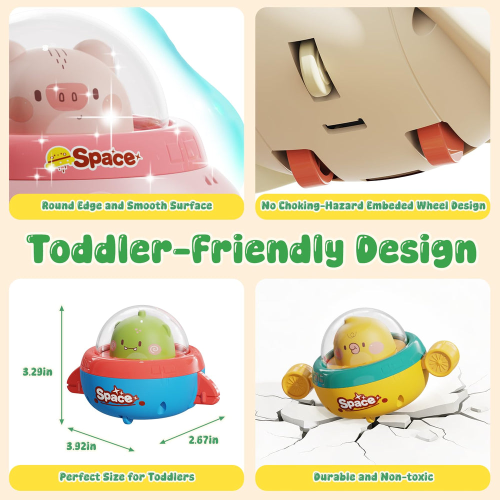 NUMBERFUN Montessori-inspired learning through play supports color recognition and coordination.