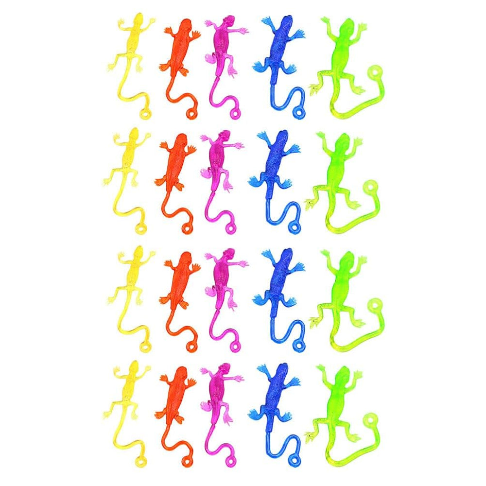 NUOBESTY sticky lizards toy collection for party favors and play