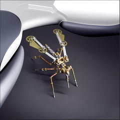 NUOSHANZS mosquito mechanical model side detail reveals precision parts and steampunk appeal