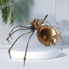 NUOSHANZS Steampunk Golden Spider gift-ready, ideal for creators and steampunk fans