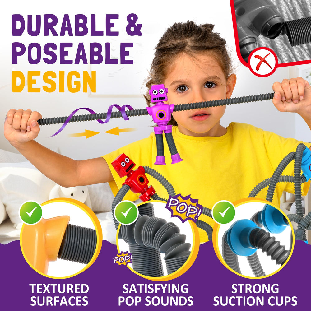Nutty Toys travel-friendly robot toys ideal for car rides and flights.