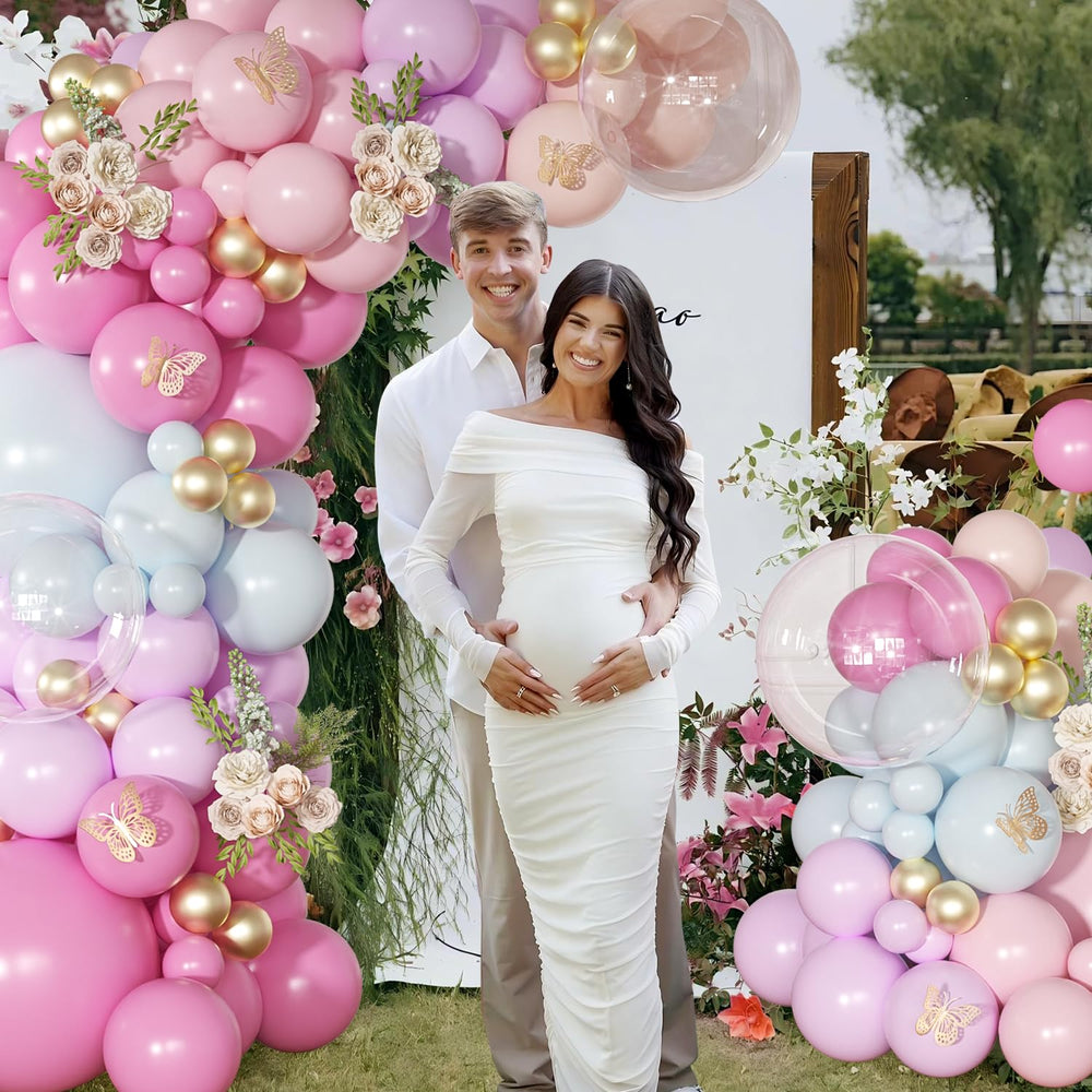 NUTTYBASH versatile decor for weddings, baby showers and gender reveals
