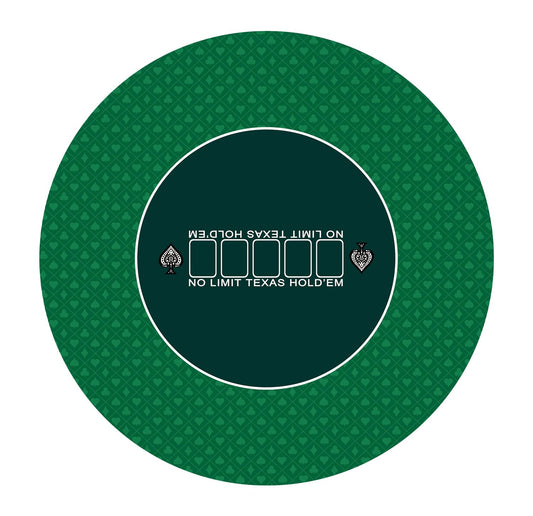 Nuveti poker mat with art deco 8-player layout for immersive play.