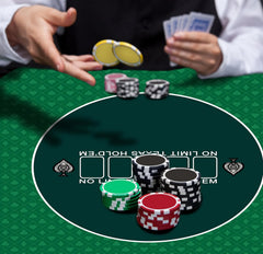 Nuveti poker mat offers multiple size options to fit your table.