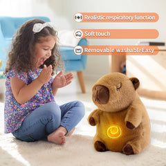 NXNYNZ capybara breathing plush, in-hand, perfect for calm moments at home or office