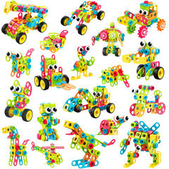 NXONE instruction booklet guides kids through model ideas.