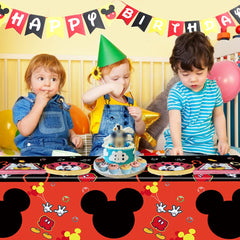 Nyhpar party table covers protect tables while providing a cheerful backdrop.