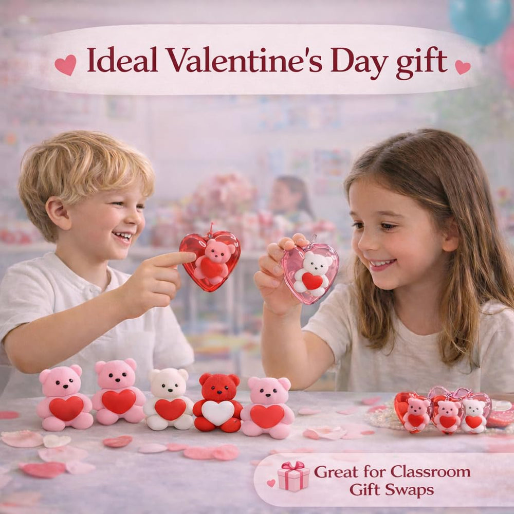 NYPHZAT Valentine cards set with four designs for gifting in the classroom