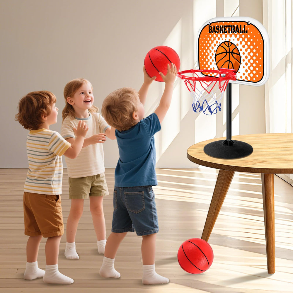 NZQXJXZ toddler basketball hoop compact desk setup for quick indoor play