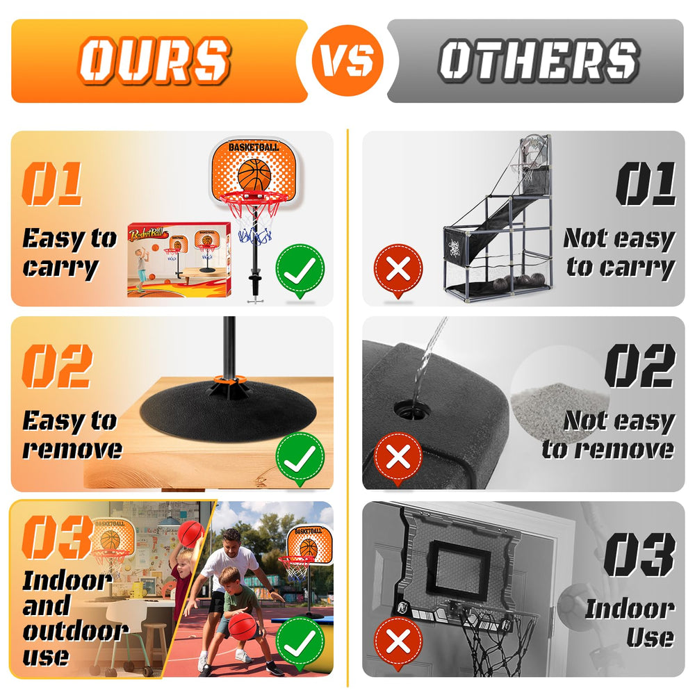 NZQXJXZ toddler basketball hoop shatter-resistant design for durable playtime