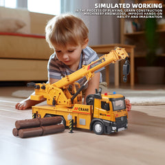 OANMYJJO crane toy is zinc alloy and ABS crafted for durable indoor outdoor play.
