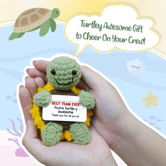 OASSIE compact turtle desk decor offers a friendly reminder